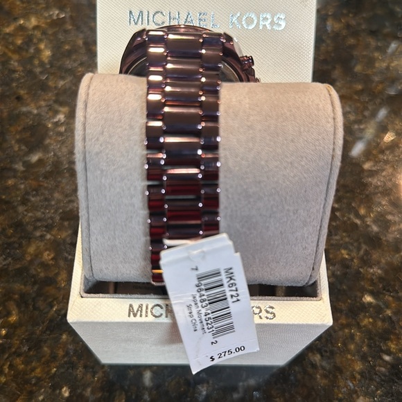 Michael Kors Purple Chronograph Watch - Picture 3 of 7